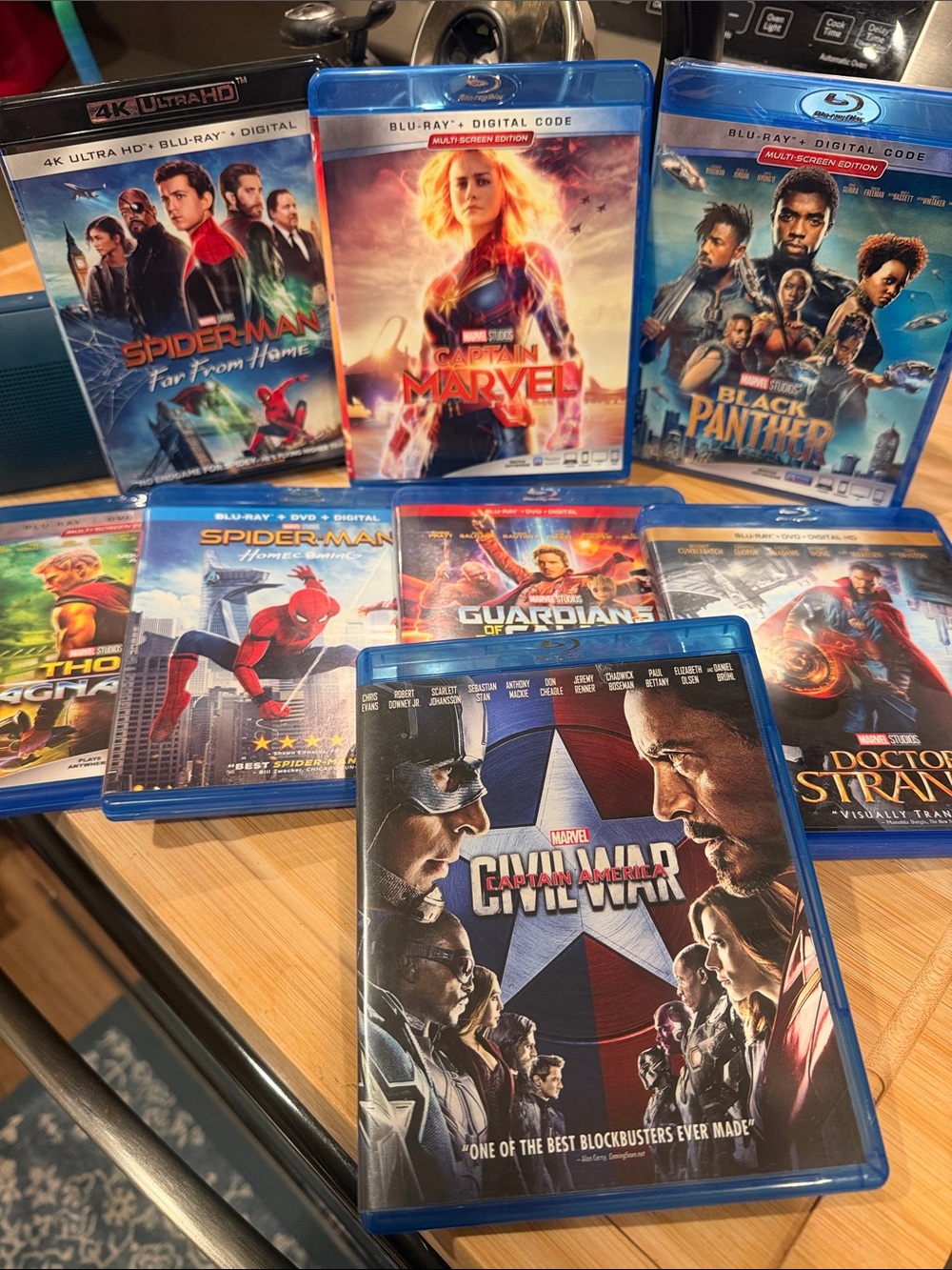 MCU Phase 3 Blu-Ray Bundle